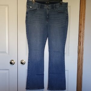 Lee Women's Classic Blue Flare Jeans